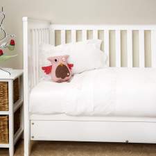 Pink Bunnies Cot Duvet Set